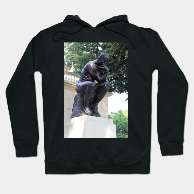 The Thinker - Philadelphia, PA Hoodie by searchlight